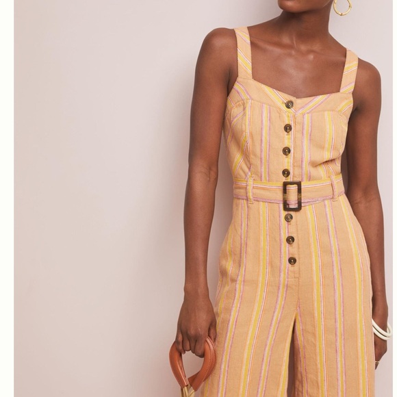Anthropologie Arlene Wide Leg Jumpsuit - Picture 2 of 10
